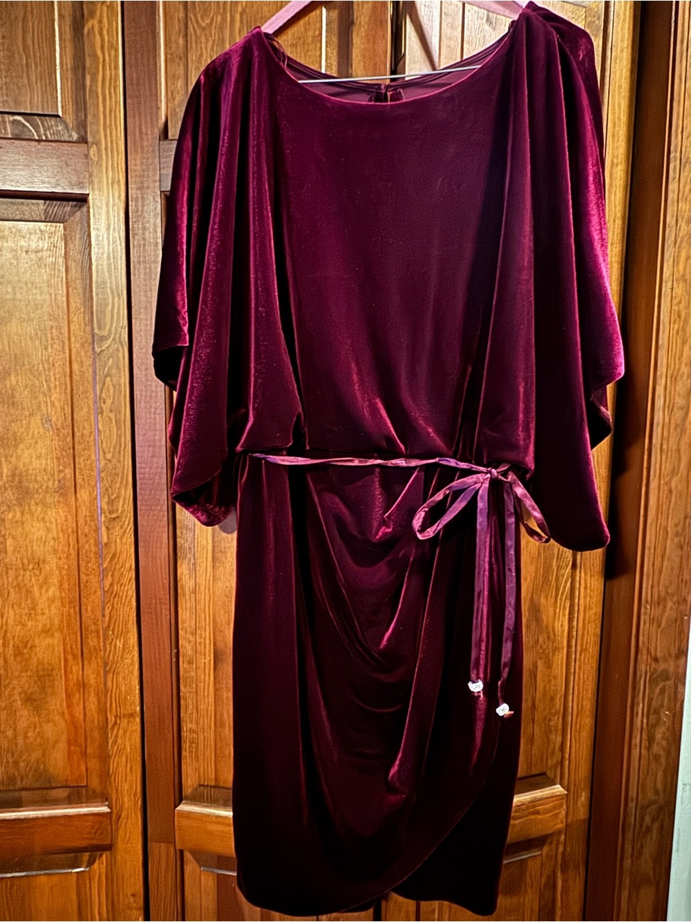 Jessica Howard Rich Burgundy Dress - Picture 4 of 4